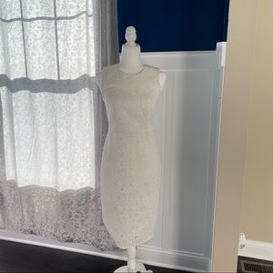 Ann Taylor White Lace Dress